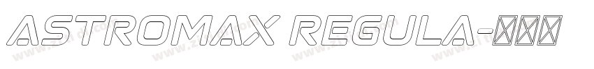 Astromax Regula字体转换
